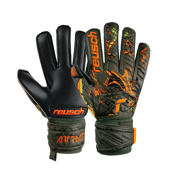 Reusch Attrakt Silver Junior 5372015 5555 grün grau 1